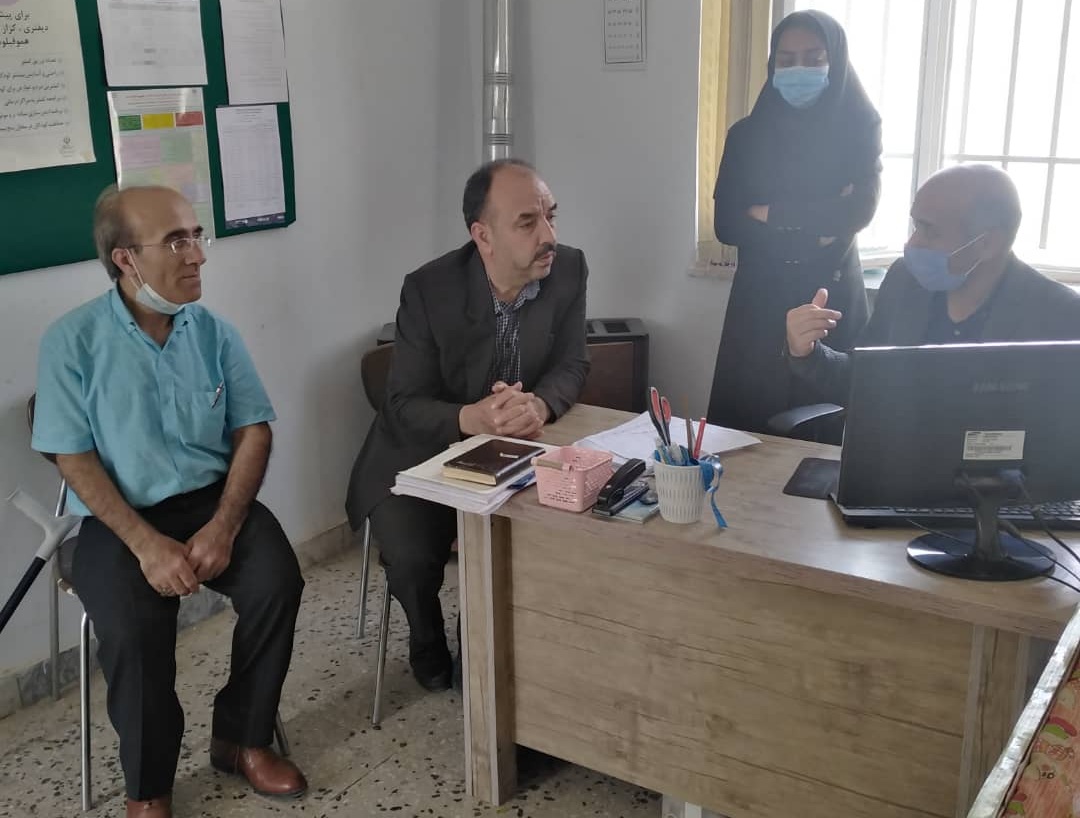 بازدید معاون بهداشت دانشگاه از مرکز جامع خدمات سلامت شهر سنخواست و روستای چهاربید